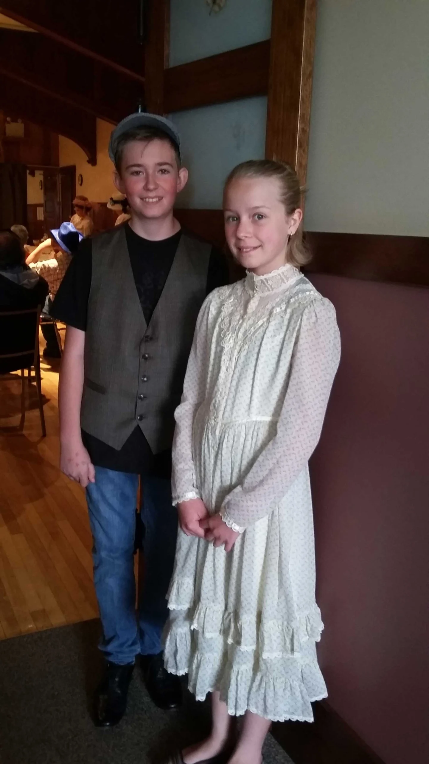 Kieran & Anabel, a volunteer