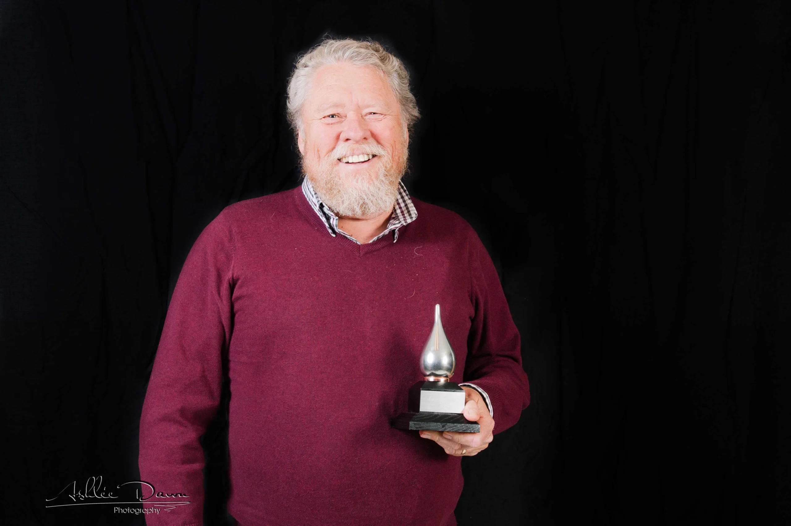 Thom with his Buddy Award