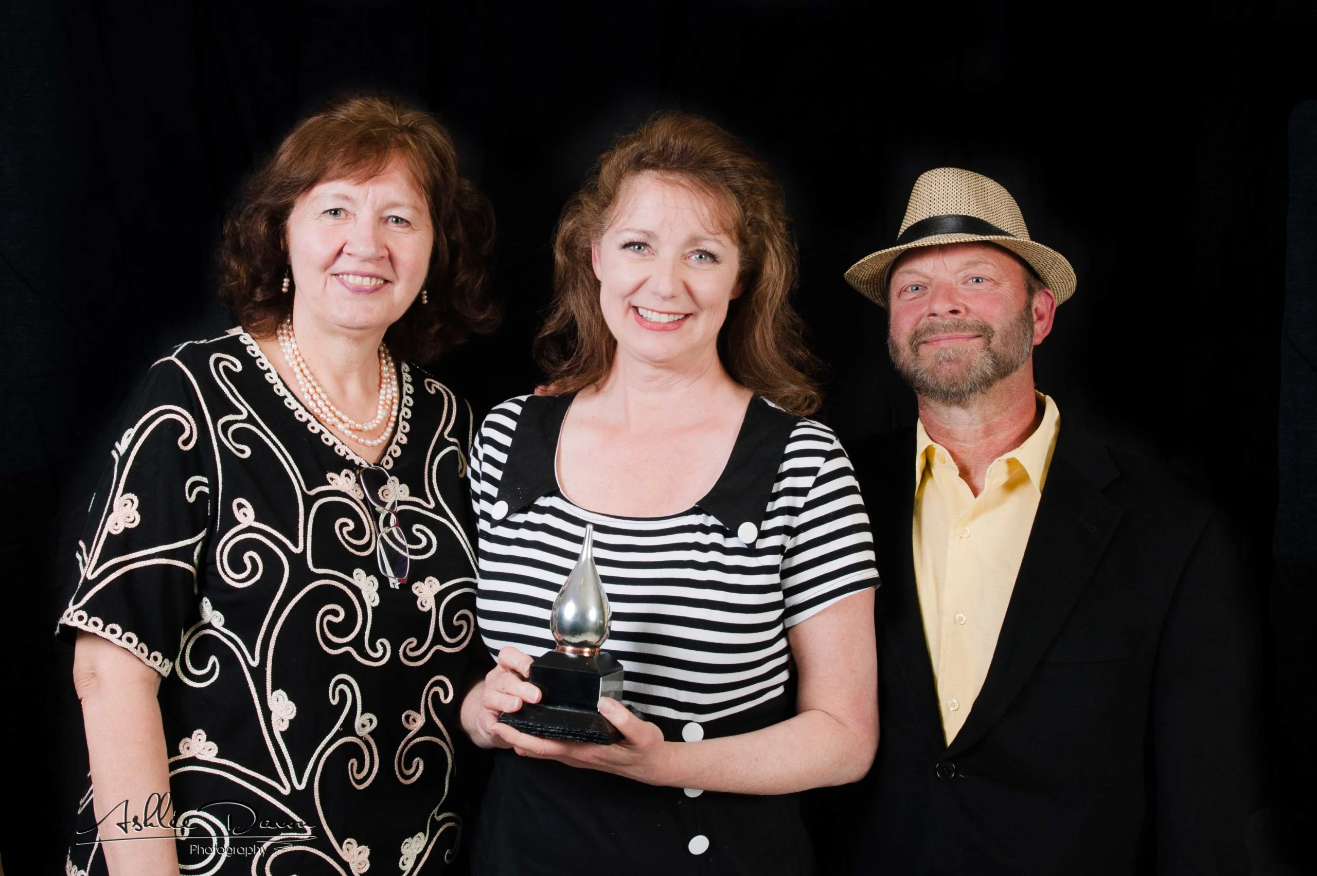 Brenda with her Buddy Award and presenters