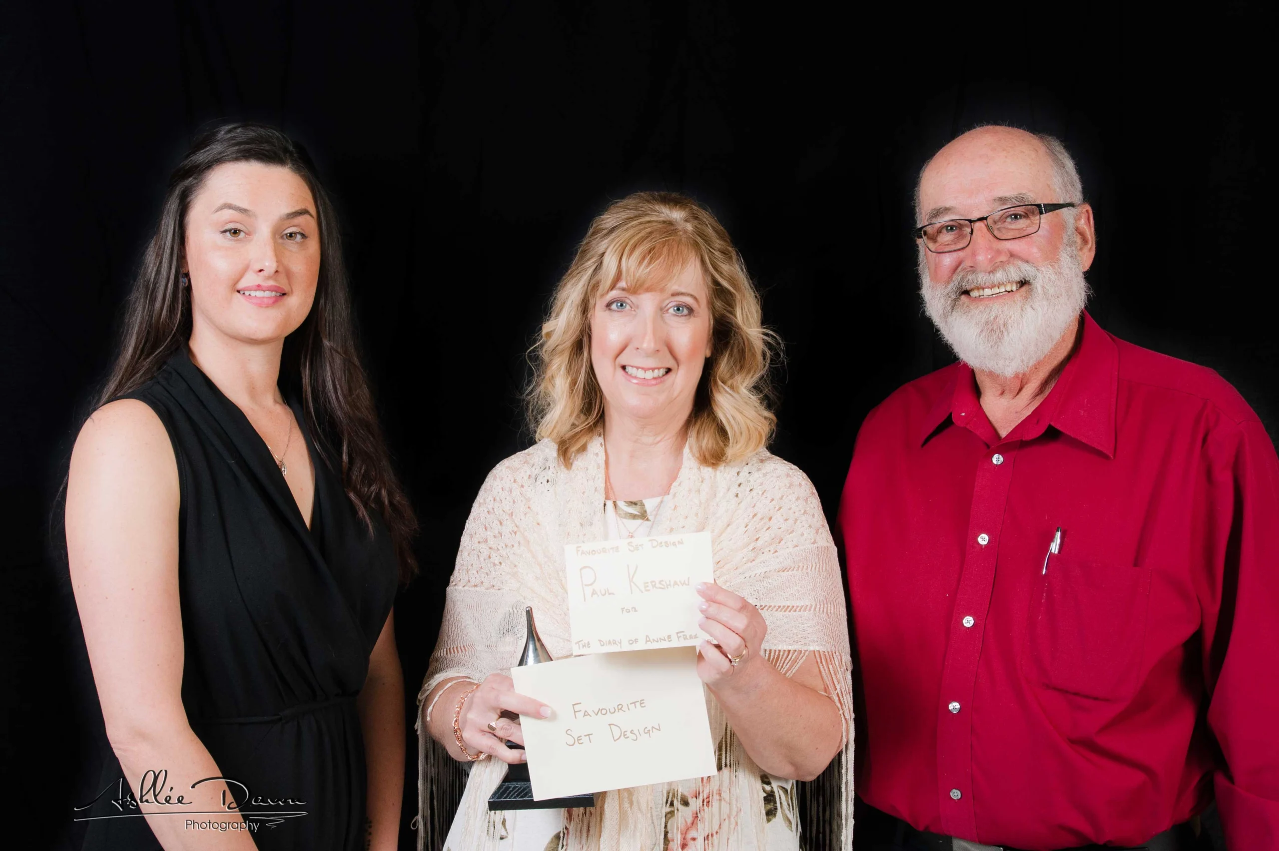 Michelle with her Award presenters