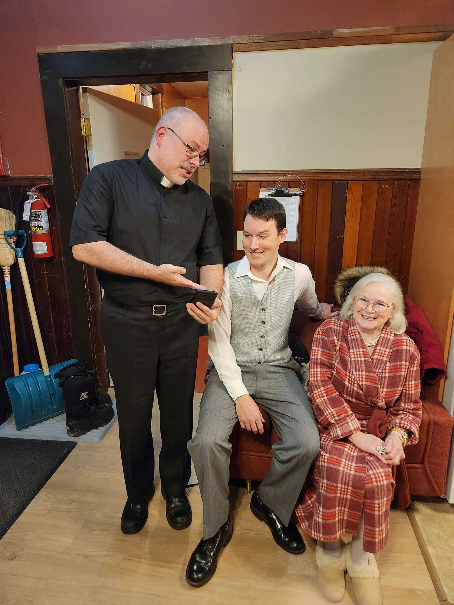 Patrick, Jarrod & Kathy backstage