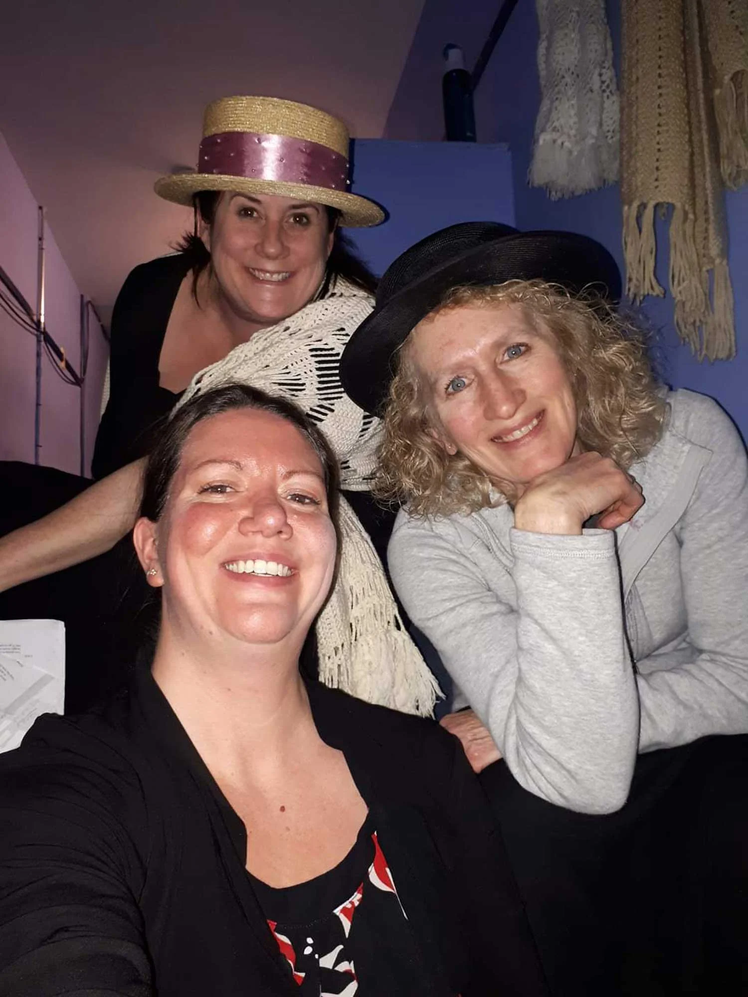 Allison, Rhonda and Anita backstage