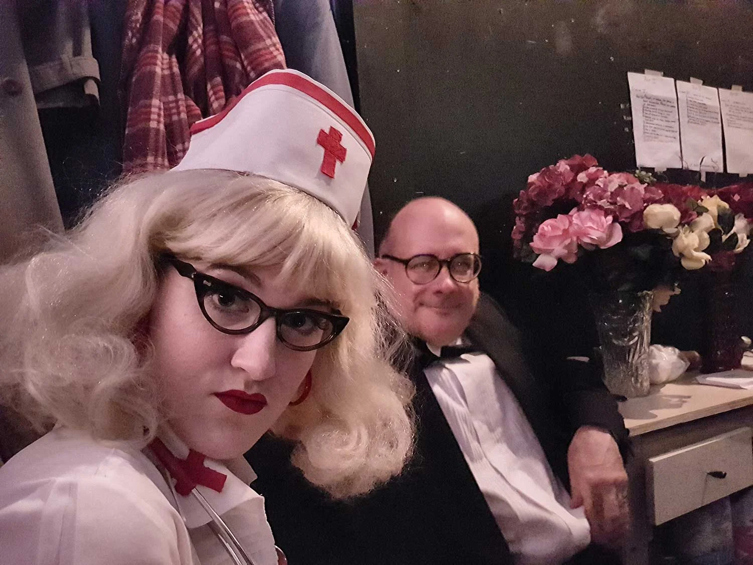 Back stage – Jelena and Barry