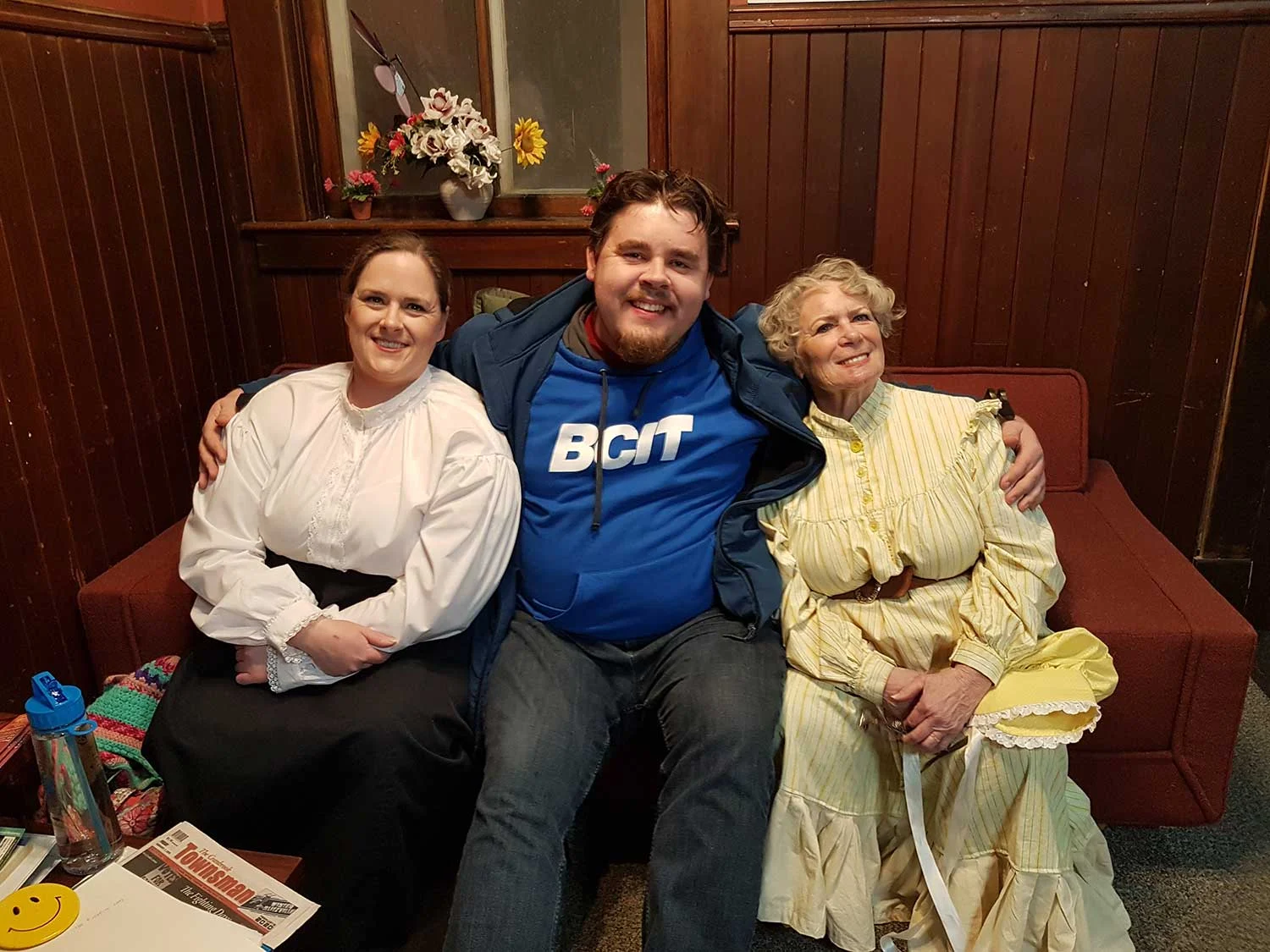 Backstage with Amanda, Nathaniel and Candace
