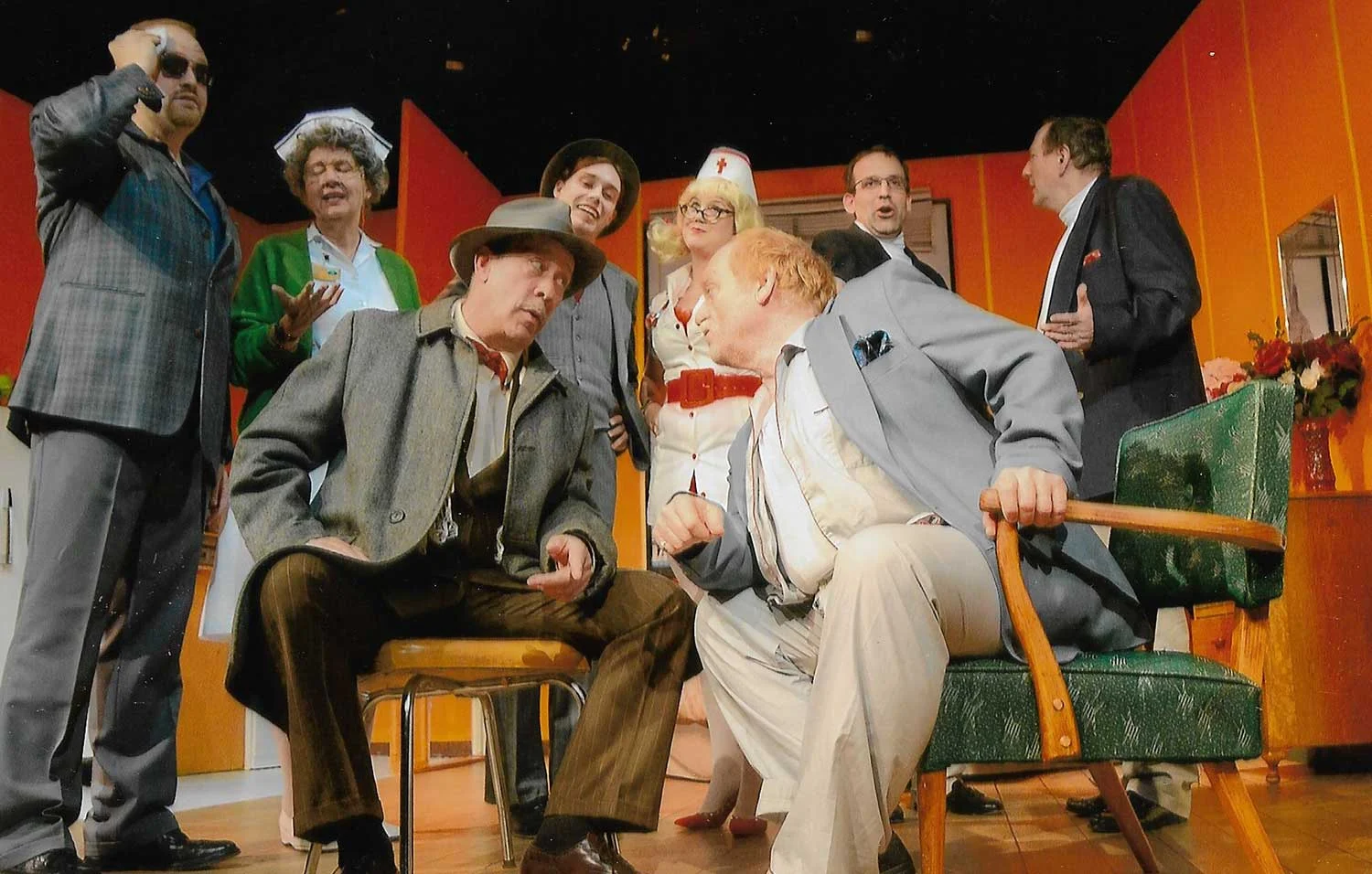 Cast tableau – The Sunshine Boys