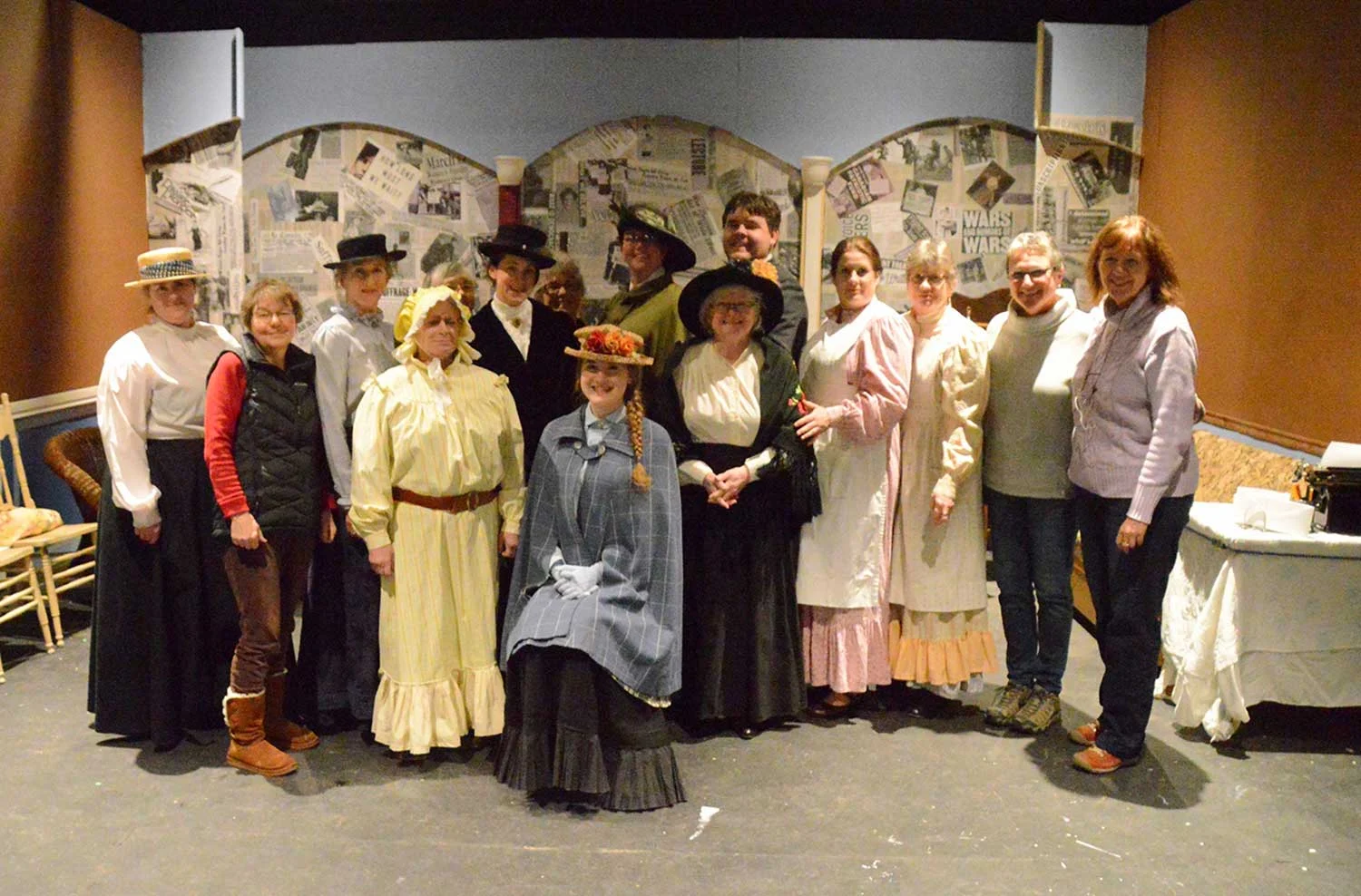 Cast and some crew. & Director tableau –
