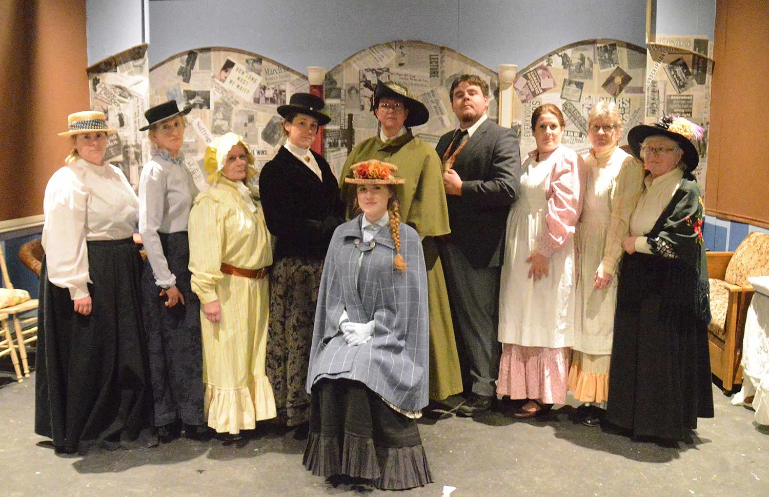 The Fighting Days cast tableau