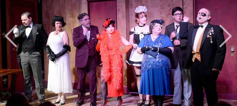 Cast tableau: Matt, Shannon, Trevor, Stephanie, Tessie, Erin, Will & Alexander