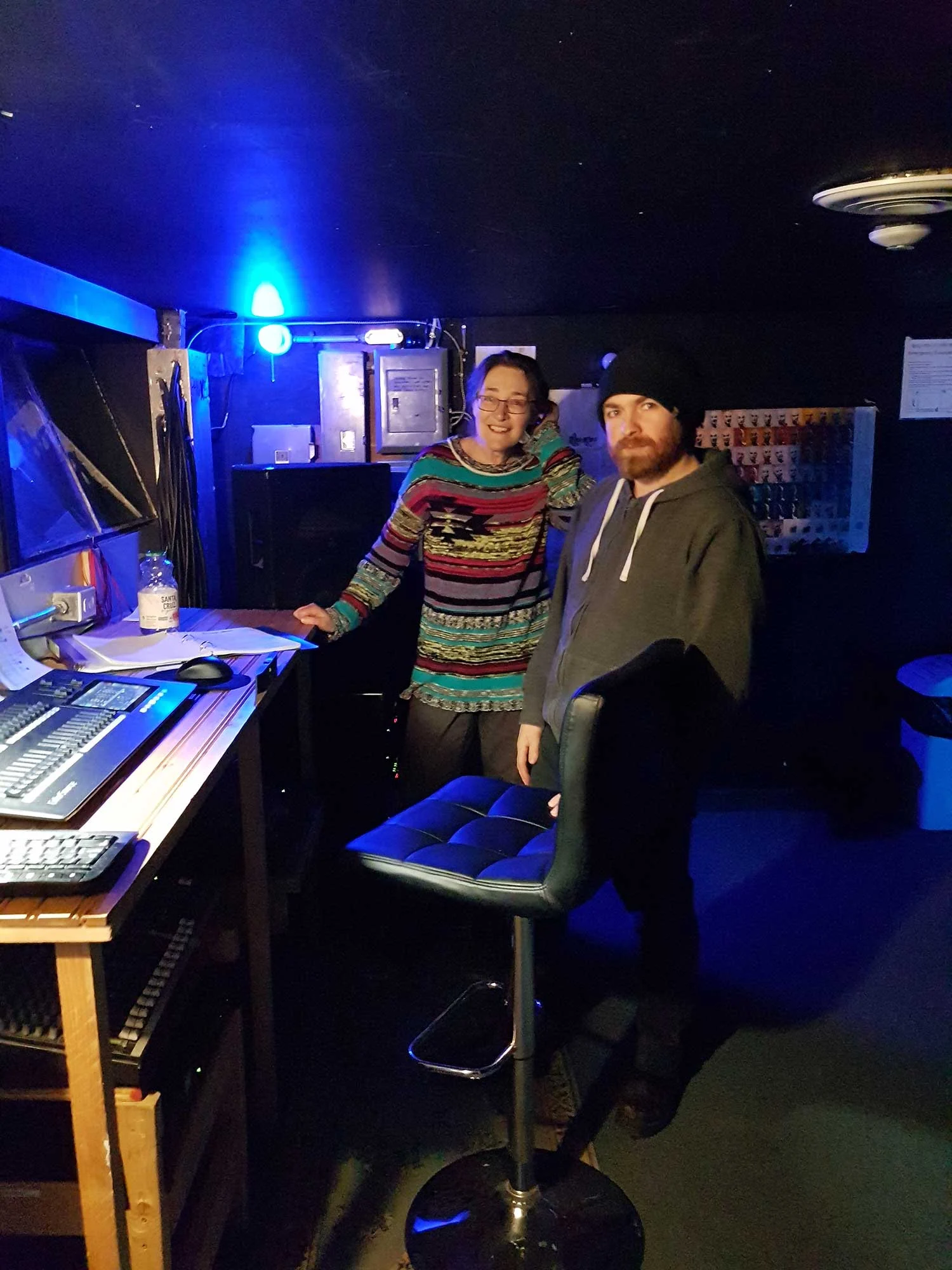 Christina & Nathon in the Booth