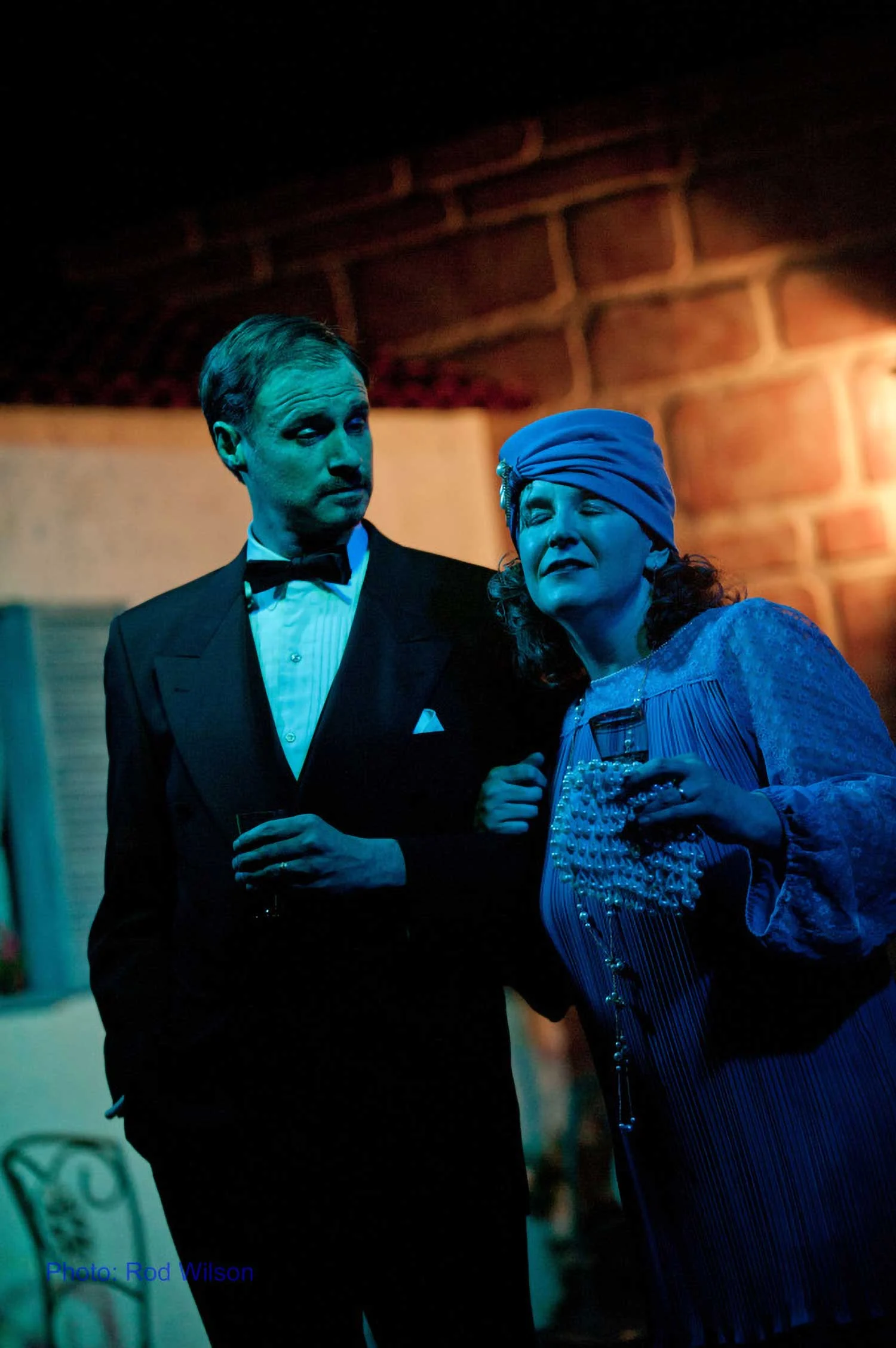 Sean as Mellersh & Tracy as Lotte
