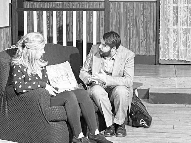 Tessie and Brad rehearsing
