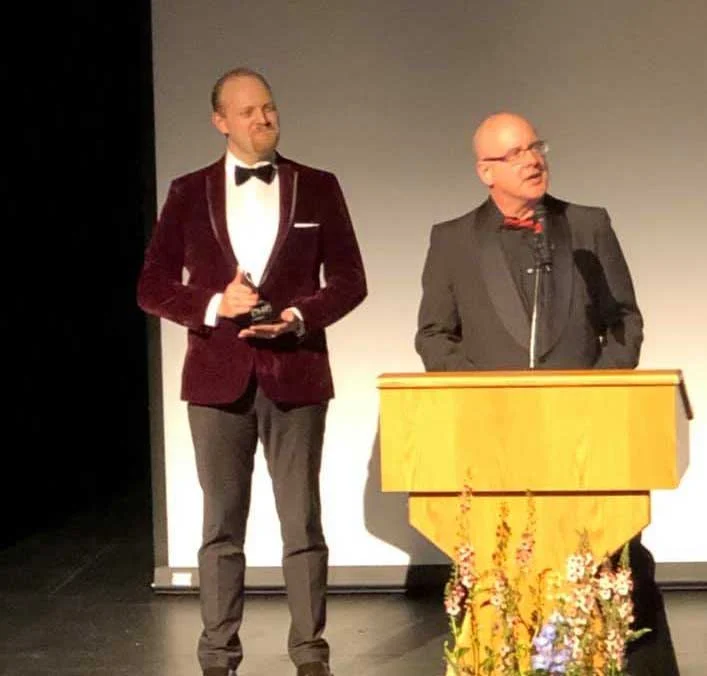 Landon & Barry presenting