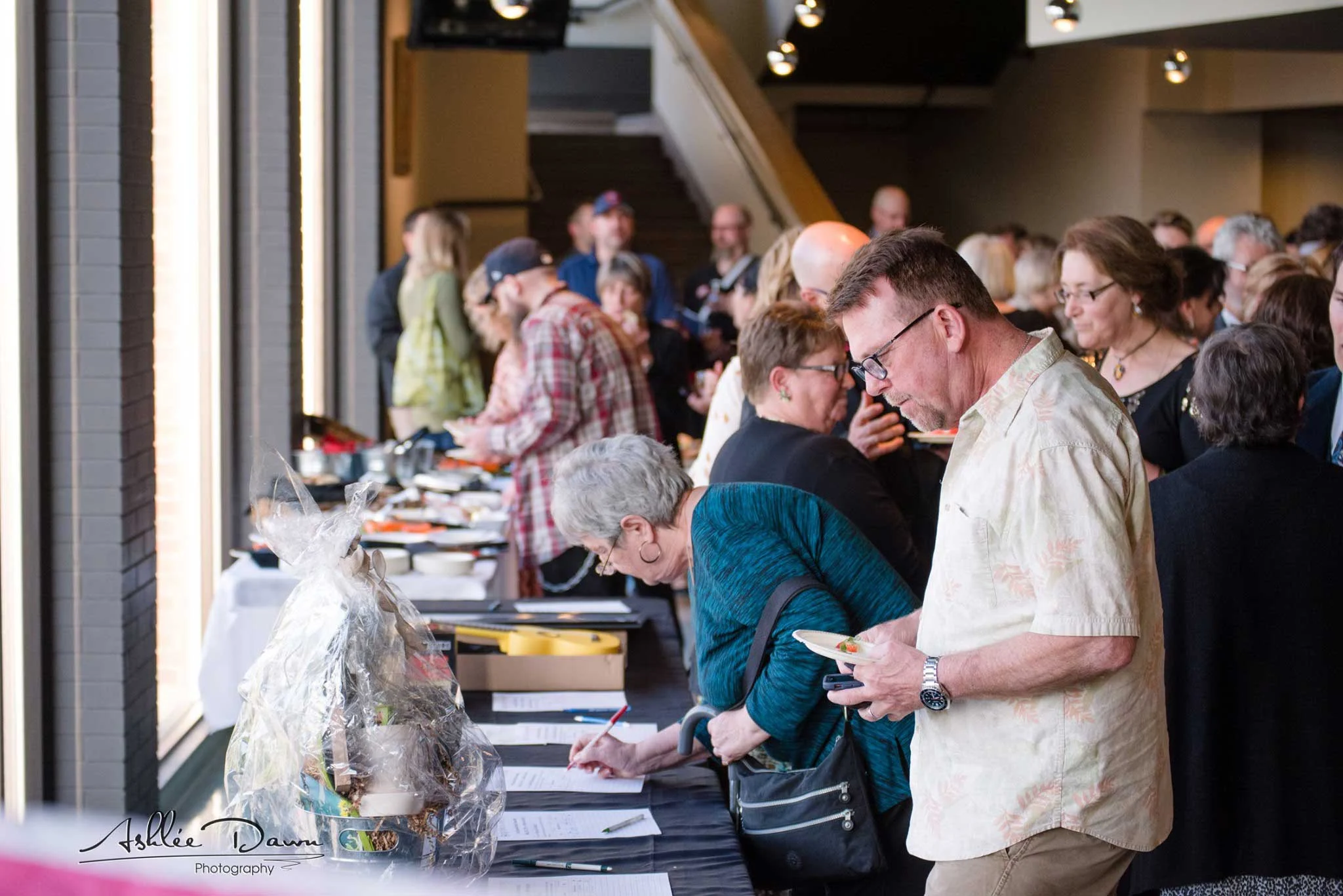Silent Auction at Gala Awards Ceremony