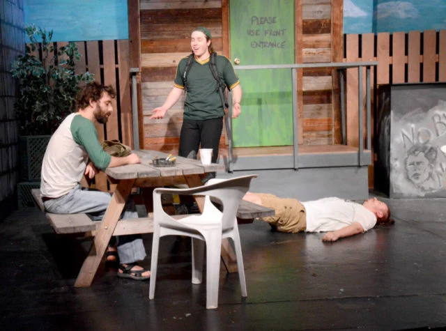 Woody, Will and Matt (on ground)
