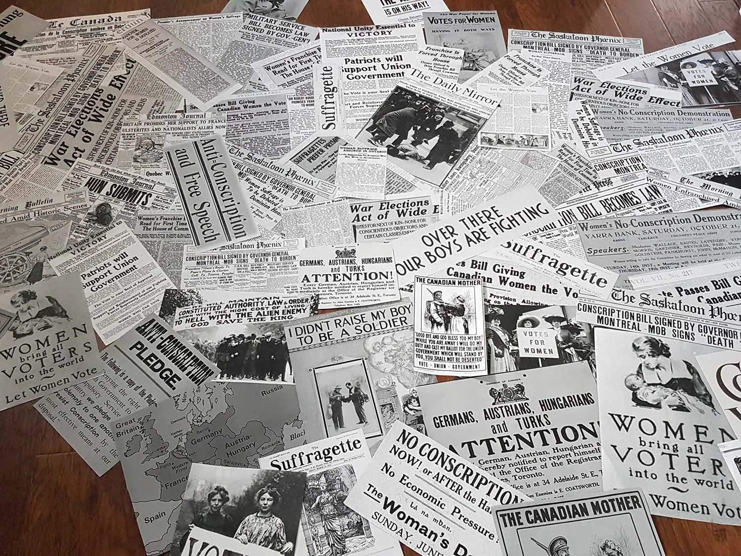 collage materials