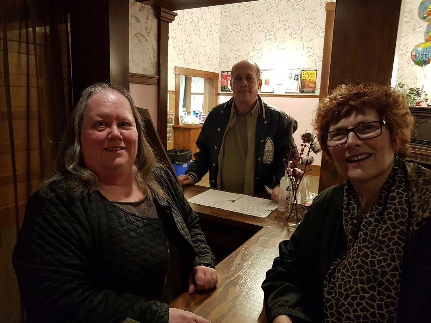Harriet, Jim and Marge – Front of House