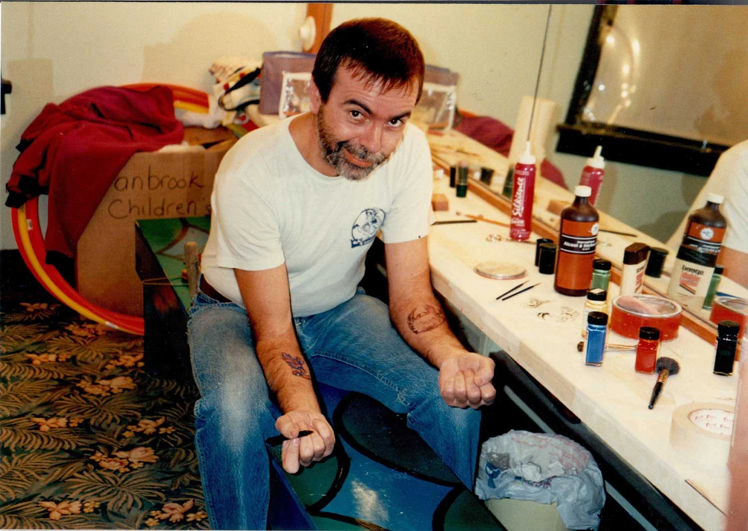 Terry M in the Dressing Room